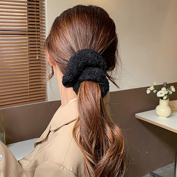Korean Aesthetic Fluffy Scrunchie
