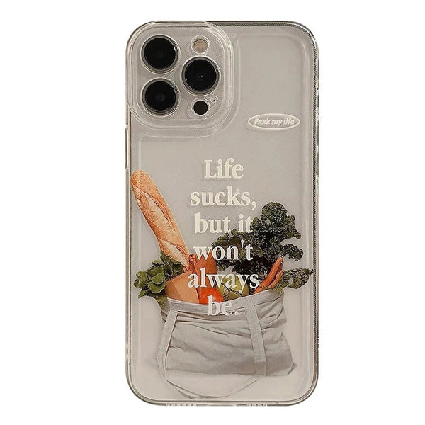 Life Sucks iPhone Case