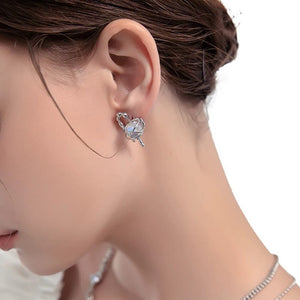 Melted Heart Earrings