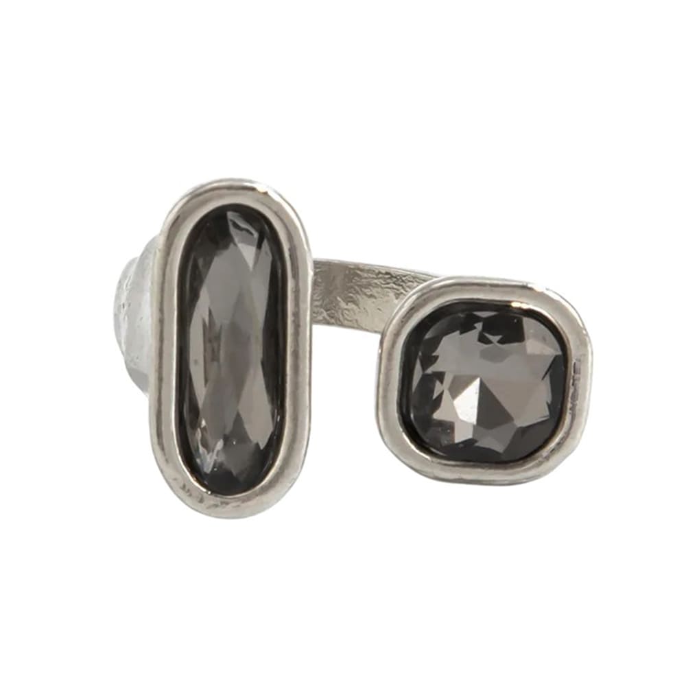 Minimalist Aesthetic Silver Ring Set