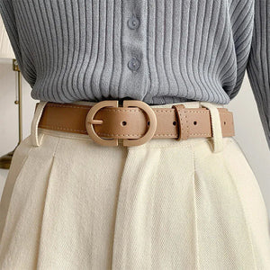 Minimalist Aesthetic Buckle Belt
