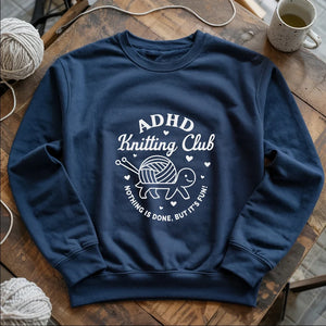 ADHD Knitting Club Sweatshirt