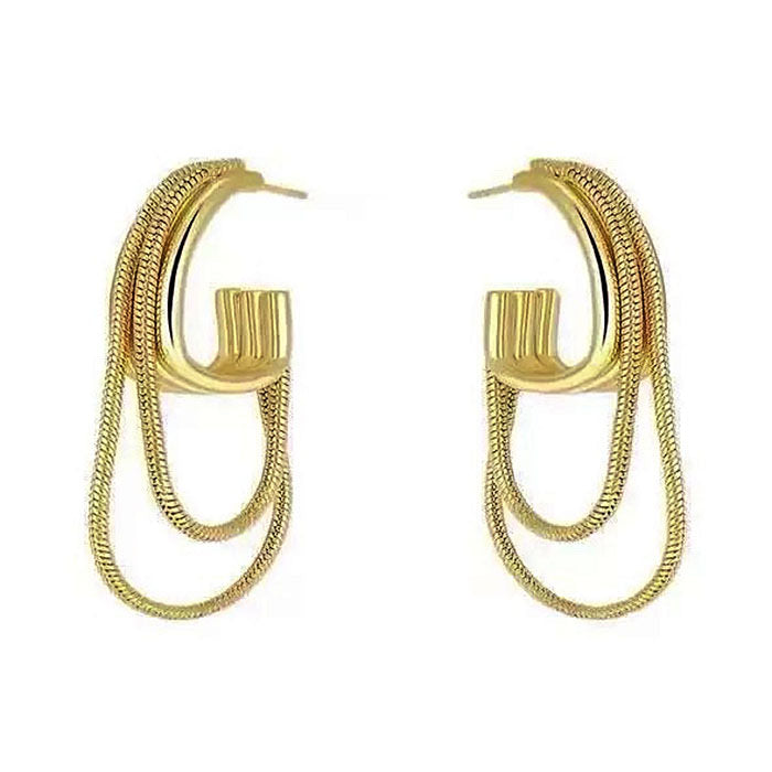 Self Made Chain Earrings