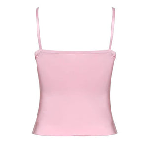 Coquette Girl Pink Bow Lace Top