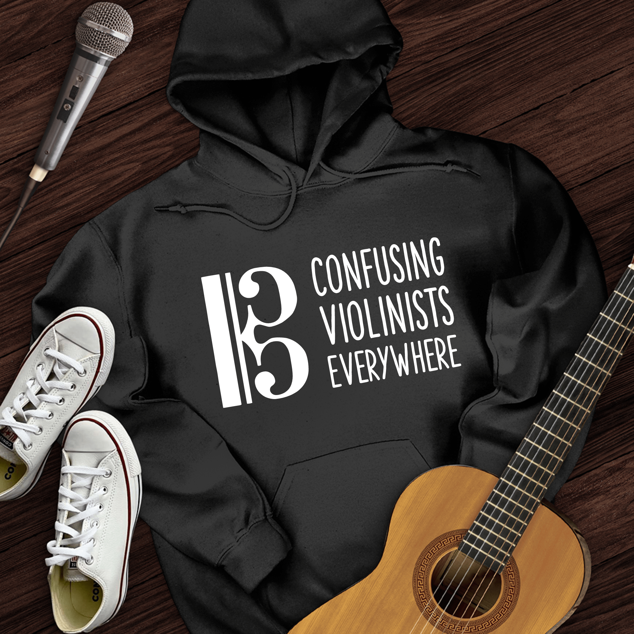 Confusing Violinists Hoodie