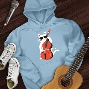 Cat Playing Cello Hoodie