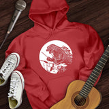 Dino Playing Drums Hoodie
