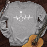 Guitar Heartbeat Crewneck