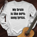 Brain of Lyrics Crewneck