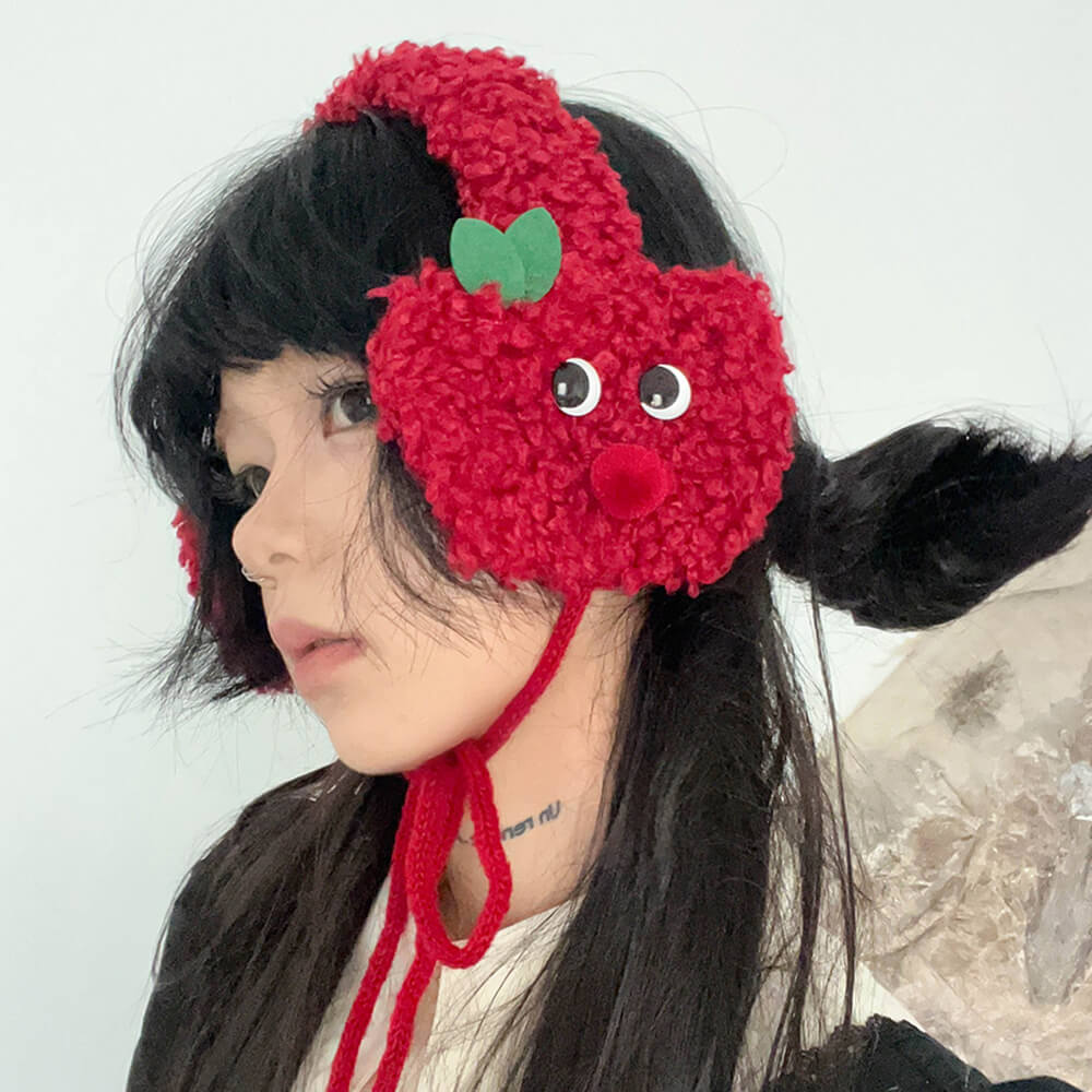 Red Apple Earmuffs