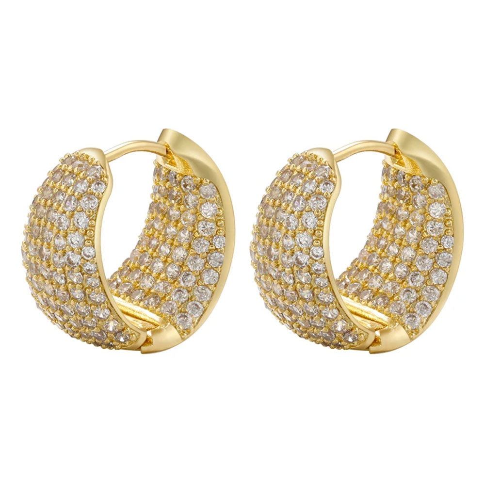Princess Pleasures Rhinestone Hoops
