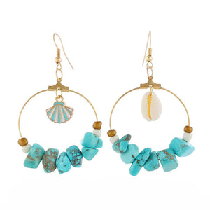 Ocean Shell Mermaid Aesthetic Earrings