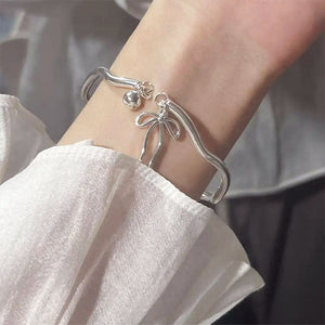 Silver Bowknot Bracelet