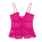 Soft Girl Aesthetic Ruffle Top