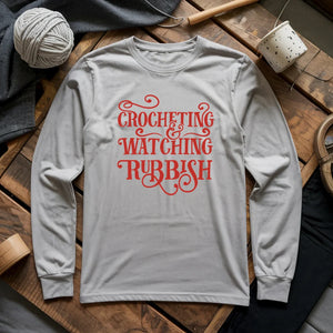 Crochet And Christmas Movie Long Sleeve T-shirt
