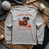 Tangled In Yarn Long Sleeve T-shirt