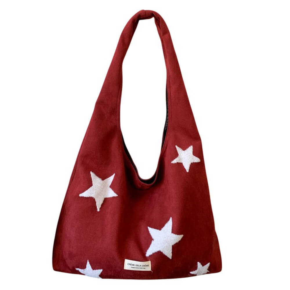 Star Patch Tote Bag