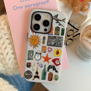 Wanderlust Lovers Aesthetic iPhone Case