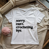 Crocheting. Bye Lady V-neck