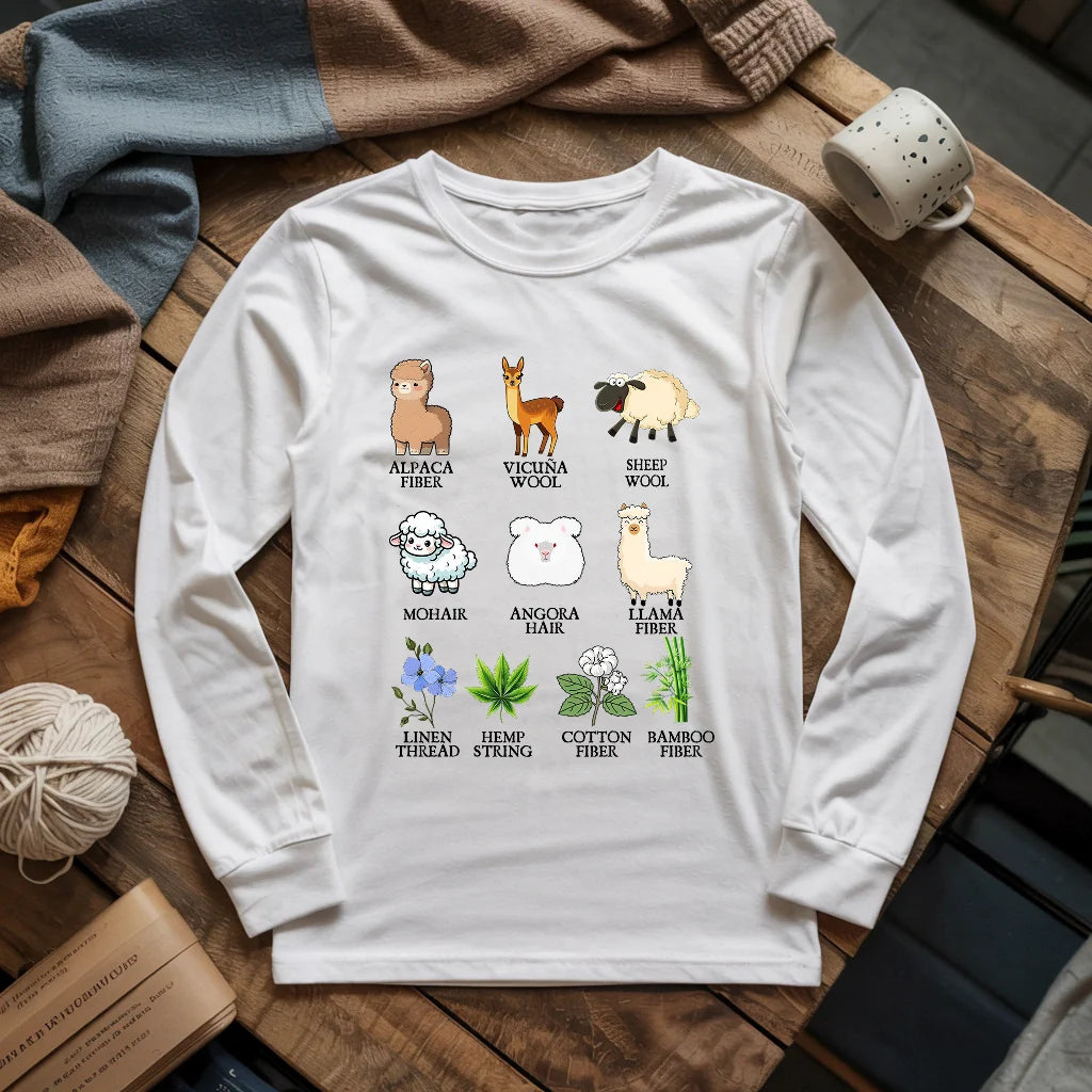 Flora Fauna Fiber Long Sleeve T-shirt
