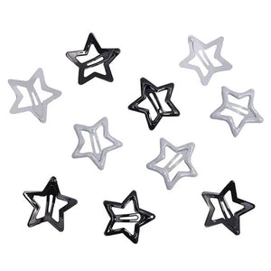 Y2K Pastel Star Hair Clips Set